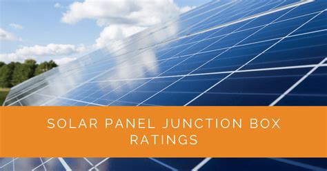 does a solar panel junction box also monitor work|solar panel junction box installation.